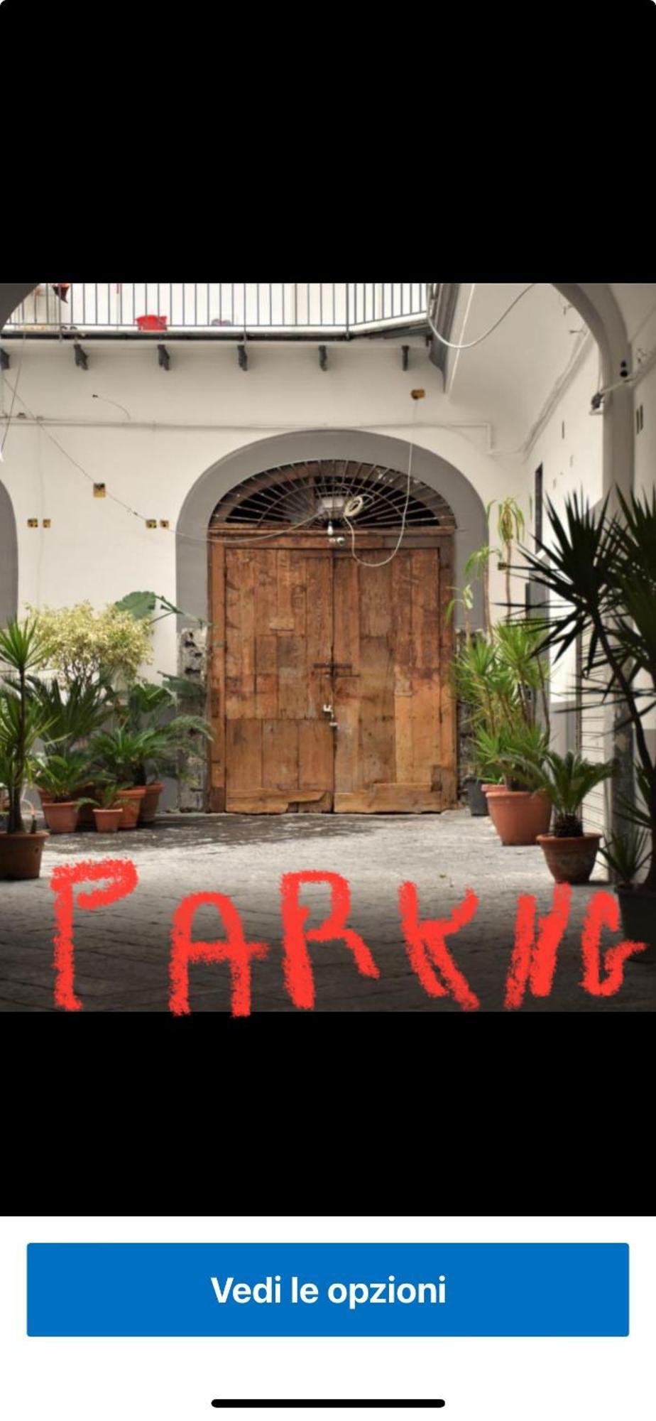 La Cartolina Di Napoli Parking Free Small Car Exterior foto